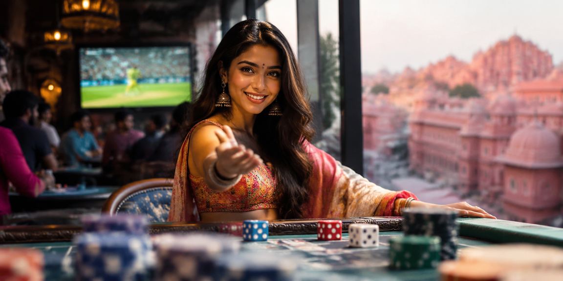User enjoying cricket betting on online platform in Jaipur